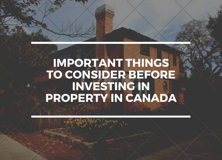 Investing in property in Canada