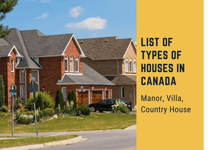 List of Types of Houses in Canada