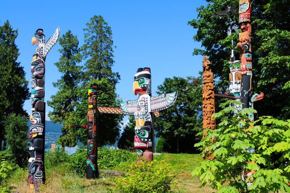 Totem Poles of Brockton Point, Stanley Park canada