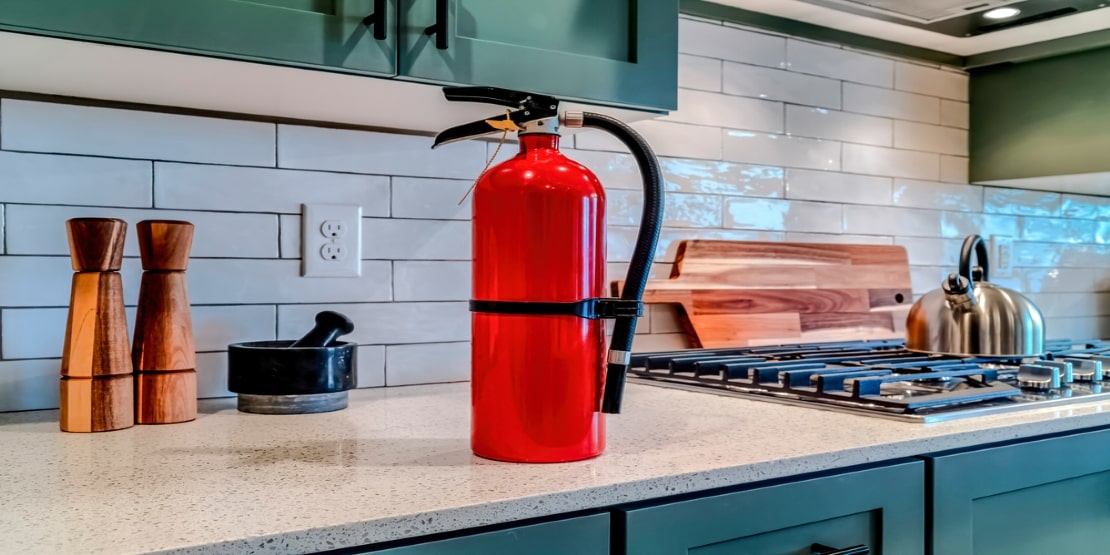 ask about fire extinguisher to a realtor