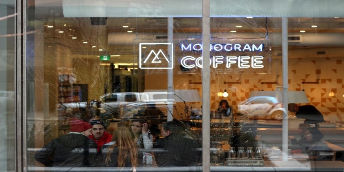 monogram coffee shop in calgary