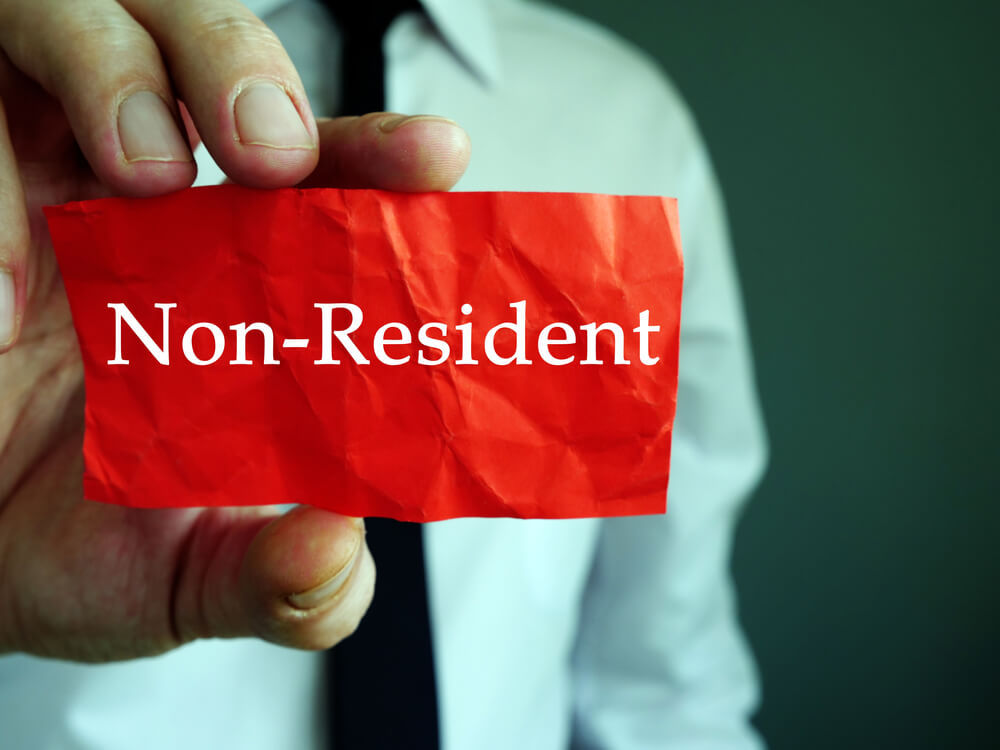 Termed as a Non-resident in Canada