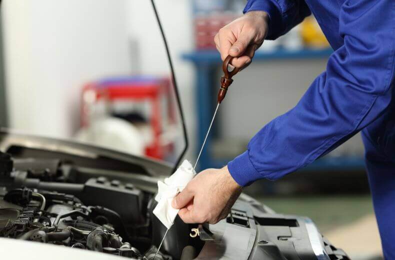 Check The Oil for car maintenance Checklist in Canada