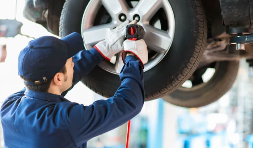Inspect Tyres of car maintenance Checklist in Canada