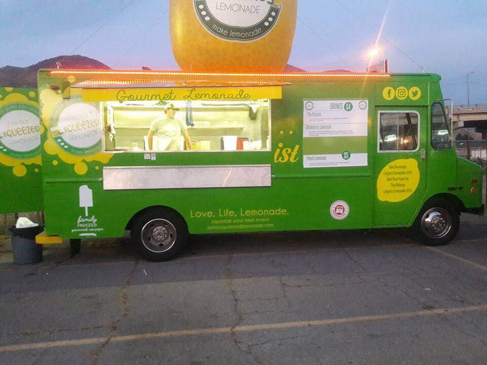 Family Squeezed Lemonade best food trucks in Calgary