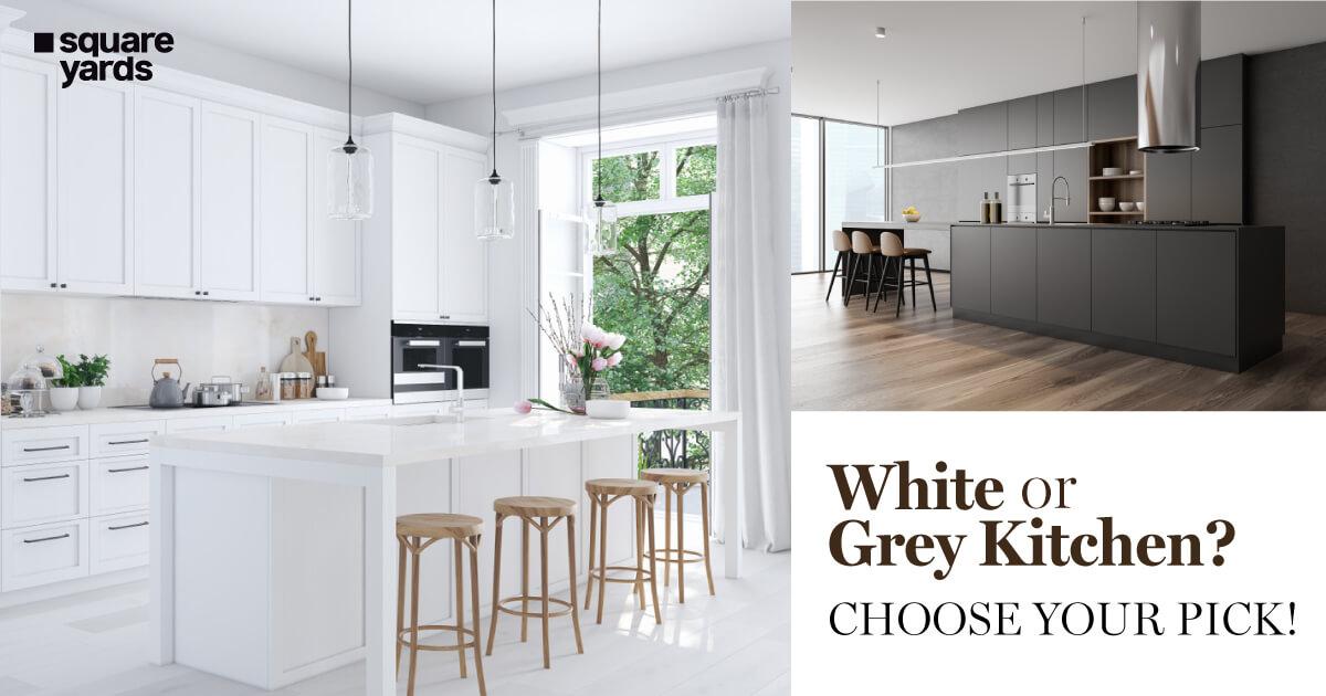 Choose Between a Grey or White Kitchen