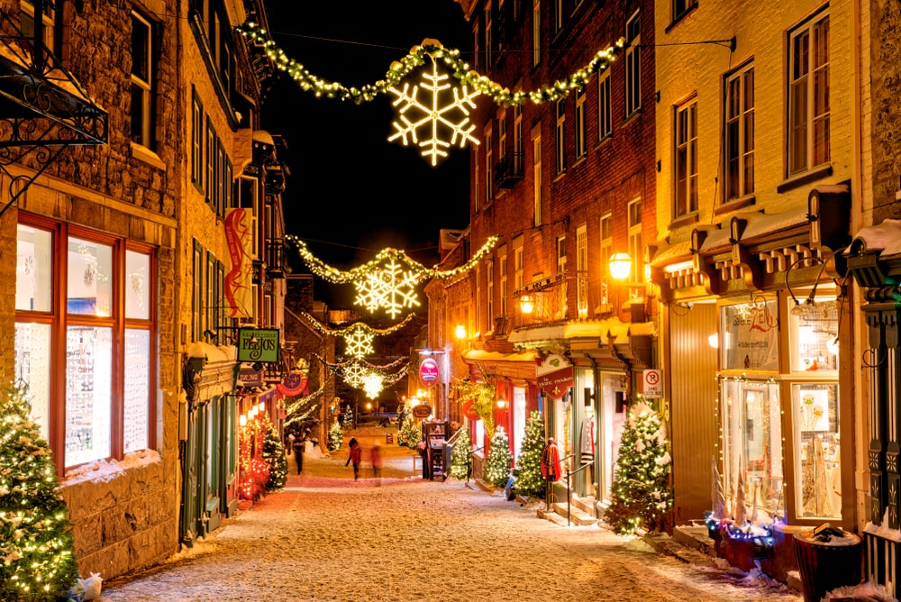 Best Places to Spend Christmas in Canada Québec City