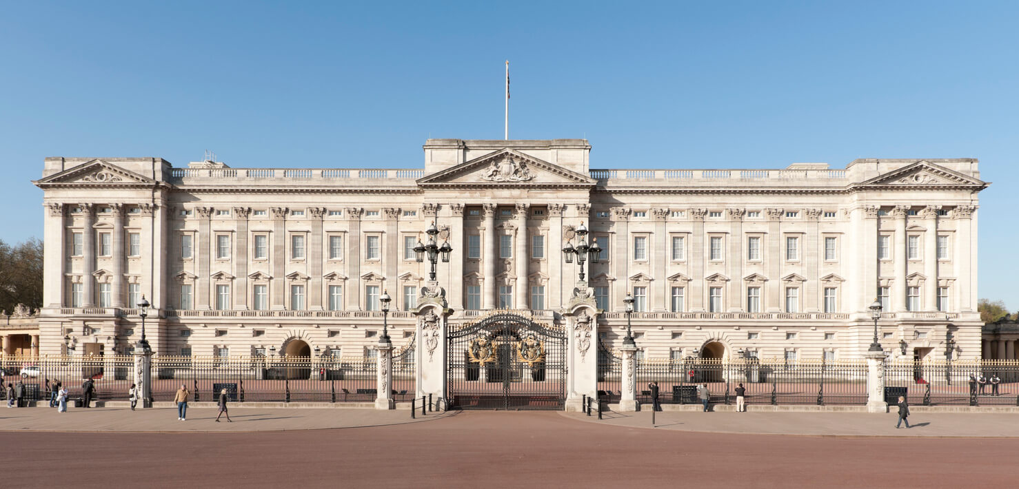 Legendary Buckingham Palace in England